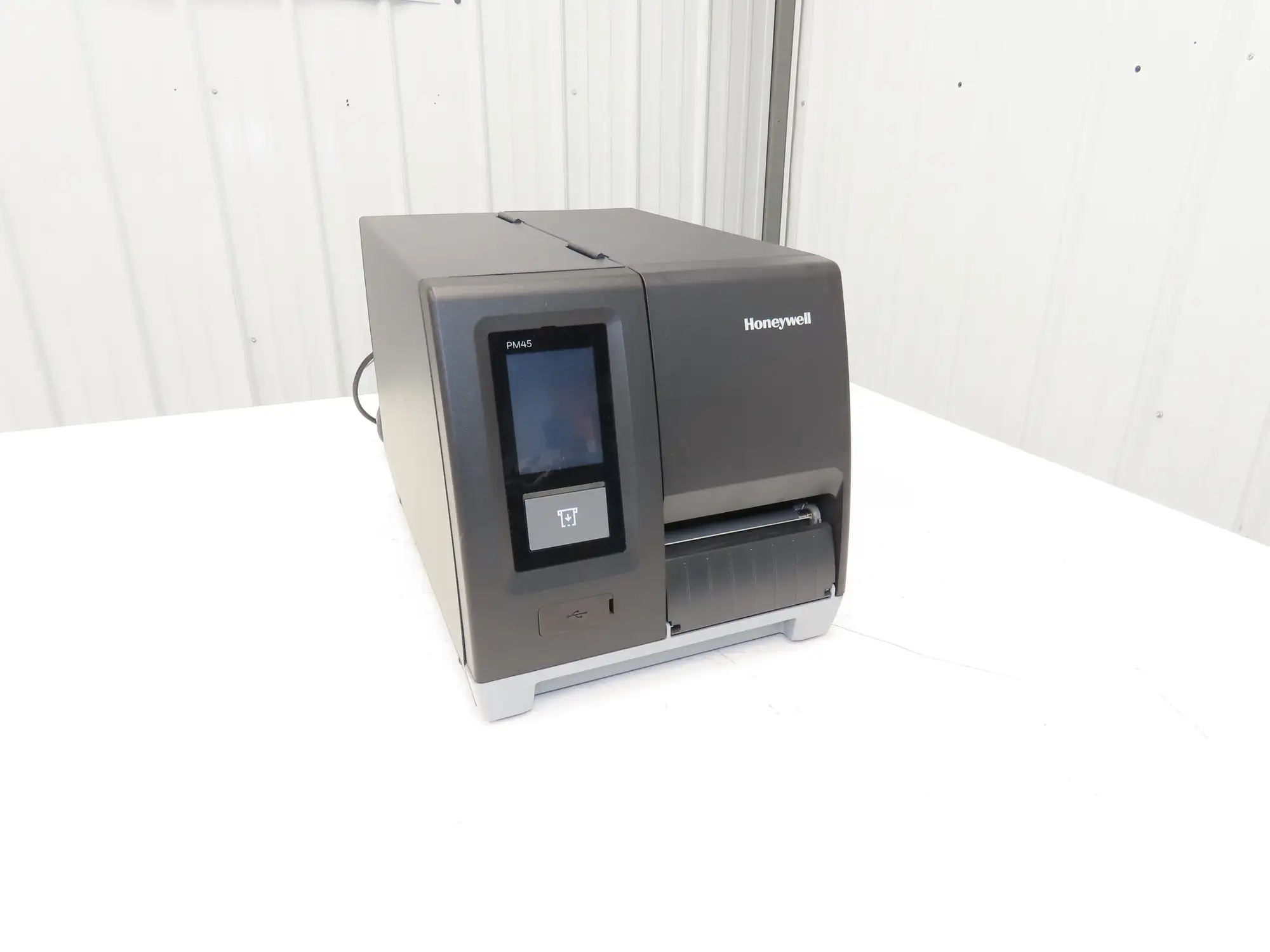Honeywell PM45 Industrial Label Printer Thermal Transfer Applicator 4" Wide