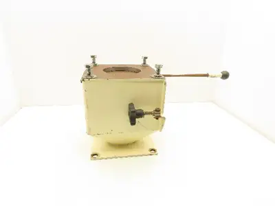 Gravity Bin Slide Gate Magnetic Separator Drawer 8.5" Flange 4" Outlet No Magnet