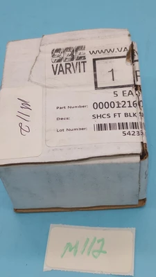 NEW SBE VARVIT 0000121600550 SOCKET HEAD SCREW