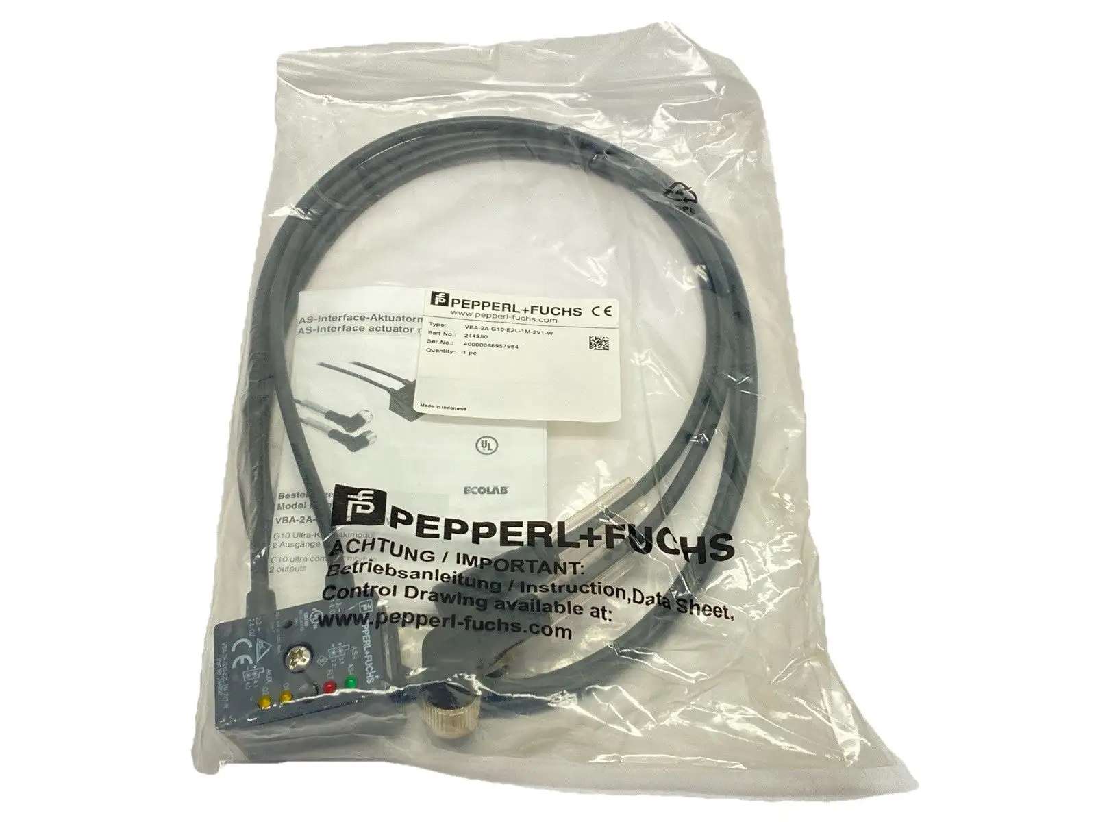 NEW PEPPERL+FUCHS AS-INTERFACE ACTUATOR MODULE 244950