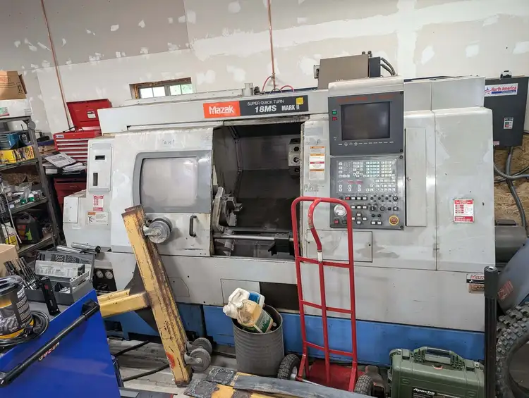 Used 1996 MAZAK SUPER QUICK TURN 18MS MARK II CNC Lathes Ohio US | Toolquip, Inc. #803622