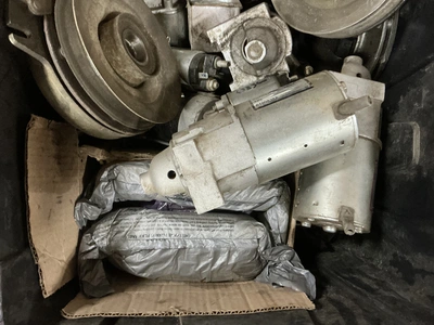 Large lot of good Kohler and Kawasaki starters removed from Exmark machines, as well as some Exmark ...