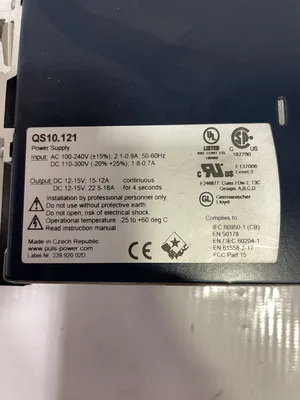 PULS QS10.121 Switching Power Supply 100-240VAC/110-300VDC 12-15VDC