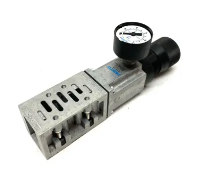 USED FESTO INTERMEDIATE PRESSURE REGULATOR PLATE 13000434