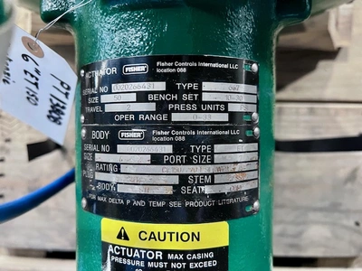 Fisher 6" ET Easy-e / E-Body Control Valve