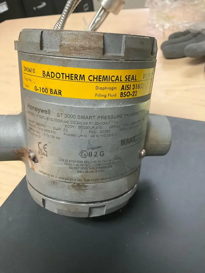 Honeywell ST3000 SMART PRESSURE TRANSMITTER PN: 2M5610