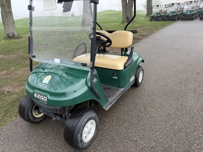 (1) 2017 E-Z-Go golf cart with a Kawasaki gas engine, model 625111G01, does not include Club canopy,...