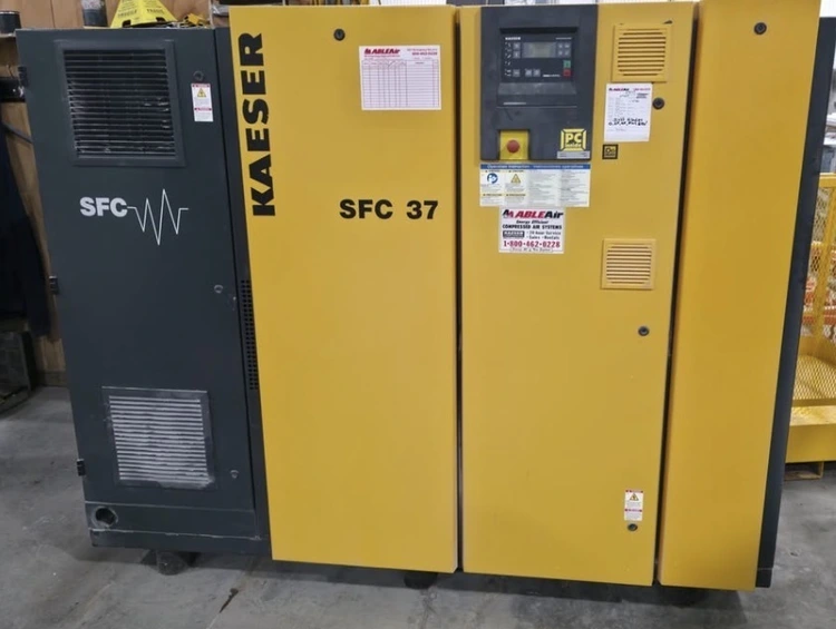 Used KAESER SFC37 Rotary Screw & Sliding Vane Air Compressors Massachusetts US | ARC Equipment Corp #838361