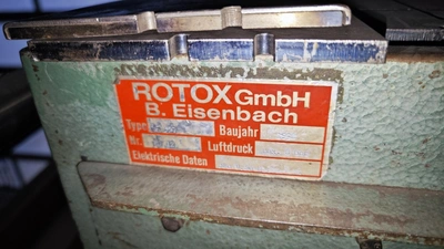 ROTOX Window Frames Copy Mill, in good used condition