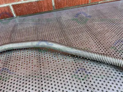 Stainless Steel  Bellows Flexible Vacuum Hose 41" w/ KF25 Fitting