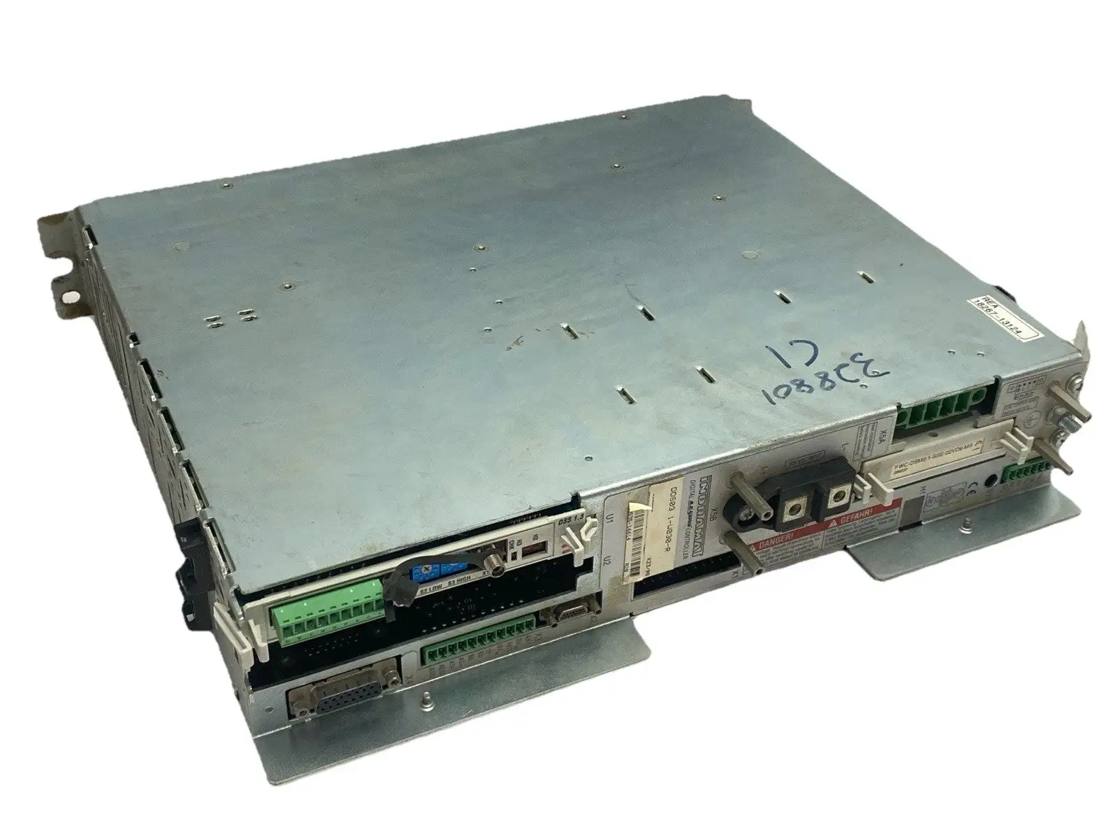 USED INDRAMAT AC SERVO CONTROLLER W/ FWC-DSM2.1-SSE-02VO9-MS DSS1.3