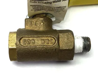Used Apollo Bronze Ball Valve 1/4" FNPT Solenoid Valves Michigan US | Maverick Industrial Sales #1392528