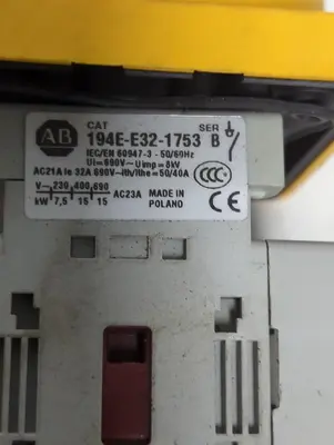 Used ALLEN-BRADLEY 194E-E32-1753 Disconnects Ohio US | Surplus Asset Holdings #1553646