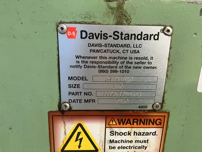 Used DAVISSTANDARD _UNKNOWN_ Misc Plastics Equipment Ohio US | HGR 24 #1567017