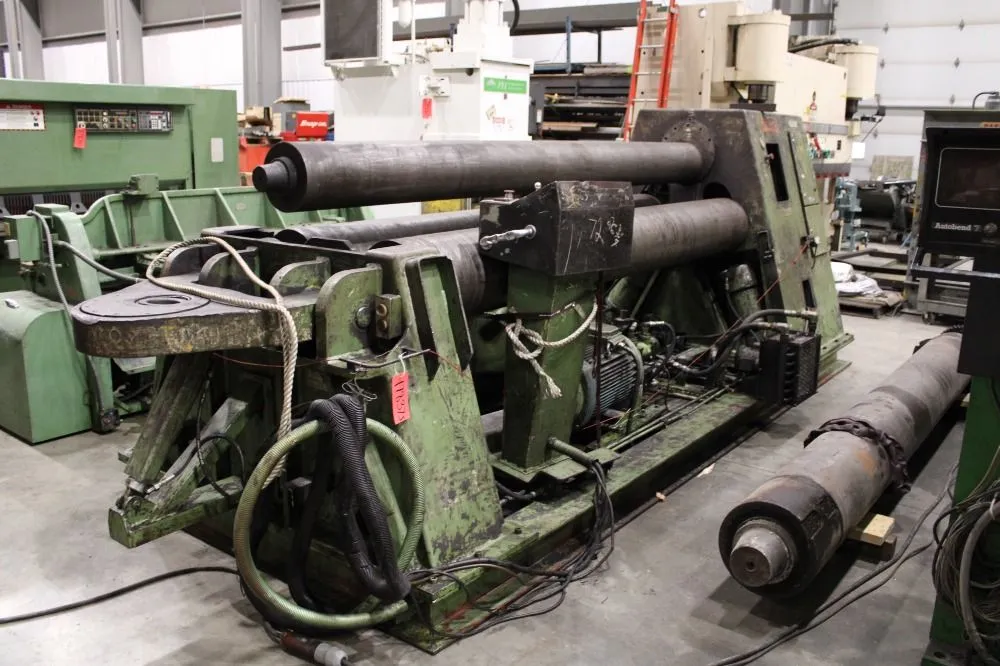 Used ROUNDO PS360 Plate Bending Rolls including Pinch Ohio US | HGR 24 #726999