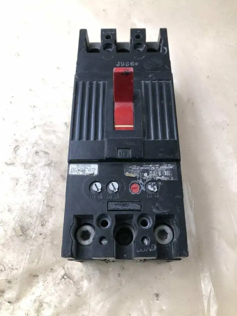 GE THFK28F000 225A 3 Pole Molded Case Circuit Breaker 600VAC 250VDC