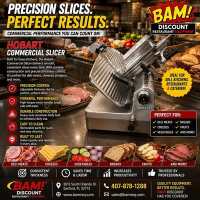 Used HOBART 1712E Slicers / Dicers / Cutters Florida US | BAM Discount Restaurant Equipment #1230712