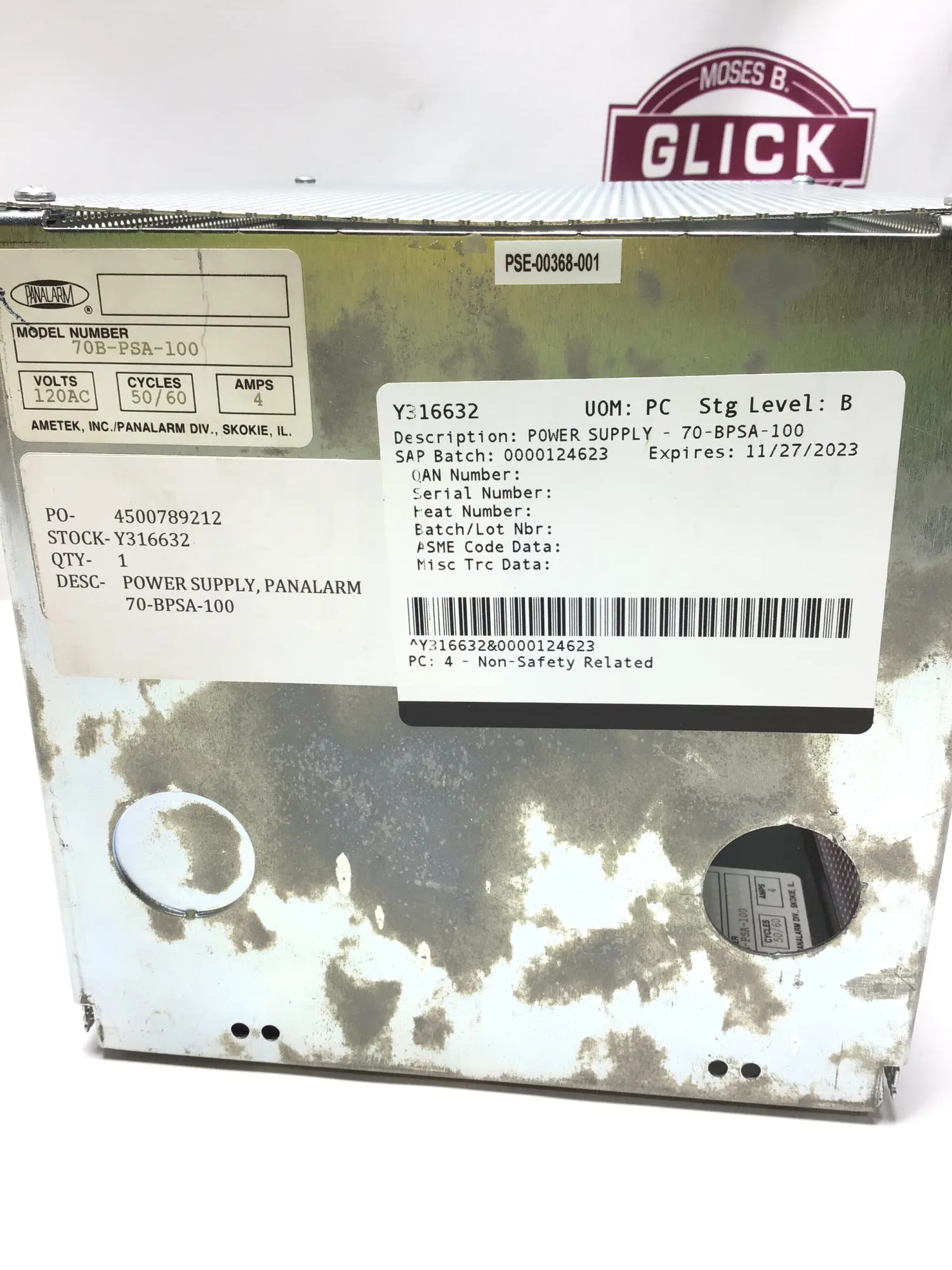 Panalarm Power Supply 70B-PSA-100