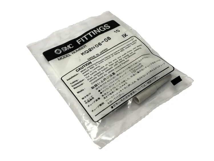 New | in-Stock SMC ONE-TOUCH PUSH TO CONNECT MALE ADAPTOR 6MM TO 8MM PACKAGE OF 10 Arbors & Adapters | Maverick Industrial Sales #1105264