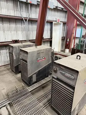 Ogden Plate Welding Machine, 40' Welding Capacity with 85 feet of Load and Unload Conveyor