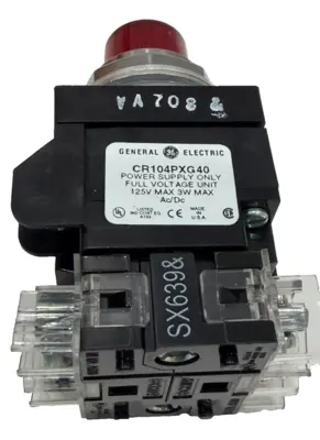 NEW GENERAL ELECTRIC CR104PBL11R1L2 PUSHBUTTON 120V CR104PXG40