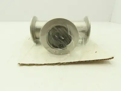A&N Corporation QF50-200-T 2" NW 50 ISO-QF-Tee Flange Stainless Steel A = 2.76