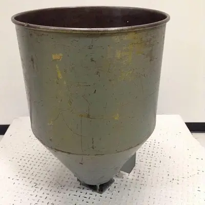 USED METAL FABRICATOR HOPPER093