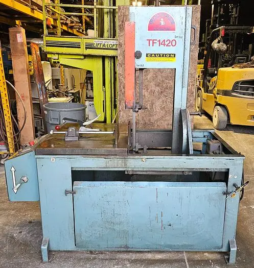 Used 2004 ROLL-IN SAW TF1420 Vertical Band Saws Wisconsin US | Lemke Machinery Sales #523556