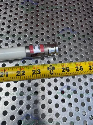 USED AFLEX PHARMALINE 54037 PTFE HOSE 24" W/ 1/2" SANITARY FITTING