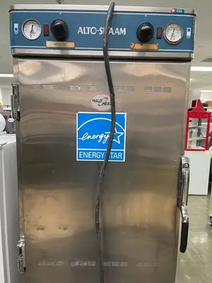 Used Alto Shaam Used Alto-Shaam 1000-UP Mobile Dutch Door 16 Pan Heated Holding Warming Cabinet 120V Hot Food Warming, Holding, & Transport Cabinets Illinois US | Falcon Restaurant Supply #1376385