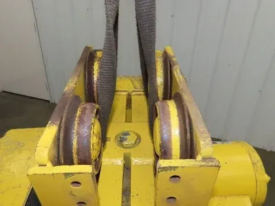 Yale KEL Electric Chain Hoist 1/2 Ton 16 FPM 9' Lift 110 Volt Manual Trolley