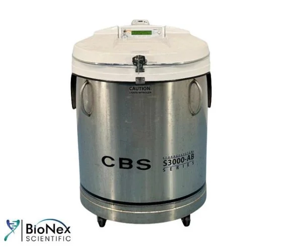 Used CBS CRYOGENIC SOLUTIONS S3000-AB SERIES CRYOGENIC STORAGE SYSTEM Cryogenics New Jersey US | Bionex Scientific LLC #800657