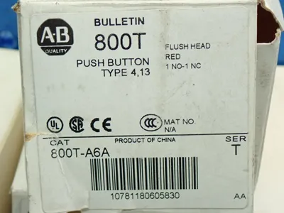 NEW ALLEN BRADLEY 800TA6A