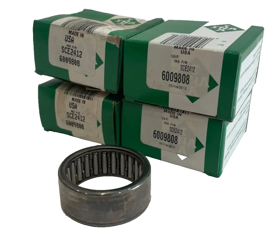 NEW LOT OF 4 SHAEFFLER GROUP INA SCE2412 NEEDLE ROLLER BEARING