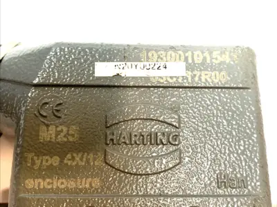 Used HARTING Industrial Connector Cable Assembly 4X/12 12-Pin 1930010154 Electrical Fittings Michigan US | Maverick Industrial Sales #1400588