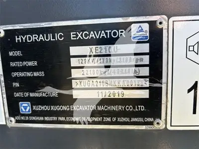USED 2019 XCMG XE210U
