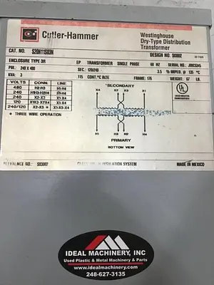 USED CUTLER HAMMER S20N11S03N