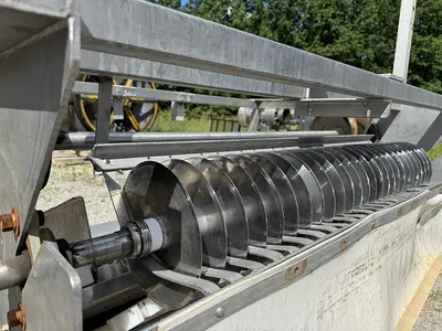 USED MAGNUSON ENGINEERING SHUFFLO FEEDER AND SLICER 54" WIDE