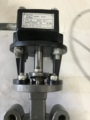 PAC Butterfly valve model: QT-50, ratio: 40:1, torque:490, 8″