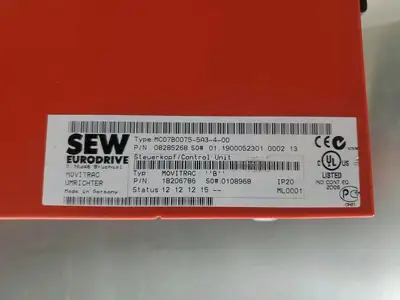 USED SEW EURODRIVE MC07B0075-5A3-4-00