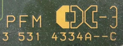 USED CINCINNATI MILACRON 3-531-4334A-C PFM BOARD 35314334AC