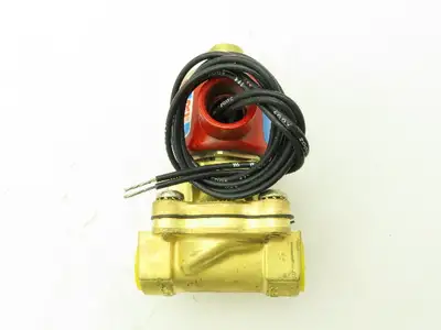 Honeywell Skinner 4LB1HB4125 Brass Solenoid Valve 2-Way NO 120V 125 PSI 1/2" NPT