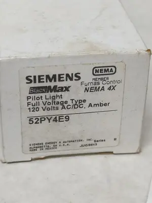New | in-Stock SIEMANS 52PY4E9 Miscellaneous Equipment (Electrical & Power) Ohio US | Surplus Asset Holdings #1236343