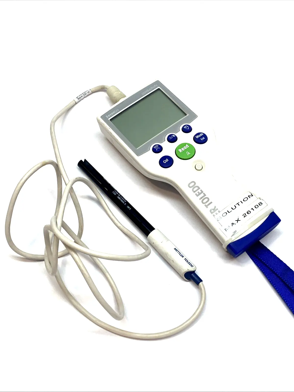 USED METTLER TOLEDO SEVENGO PORTABLE CONDUCTIVITY METER W/ PROBE