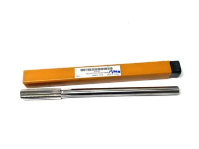 USED HERTEL CHUCKING REAMER 8" OAL, 2" FLUTE LENGTH, STRAIGHT, 14MM HSS