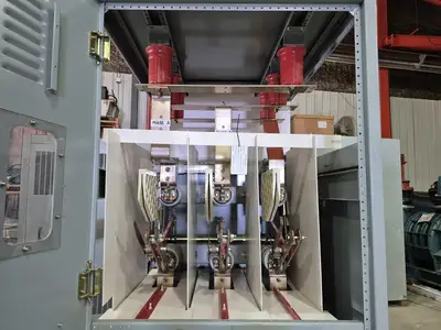 Double Fused Interrupter Switch 5 kV, 4160 Volts & Conduit Cabinet