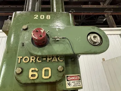 60 TON TORC-PAC USI CLEARING OBI PRESS 6" STROKE: STOCK #22823
