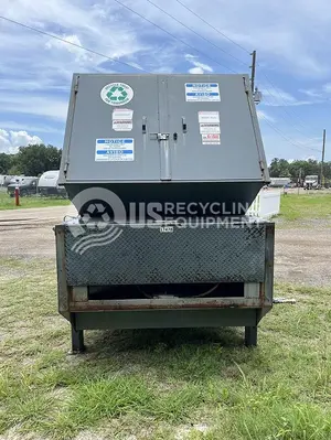 USED WASTEQUIP WQ-40 2 YARD STATIONARY