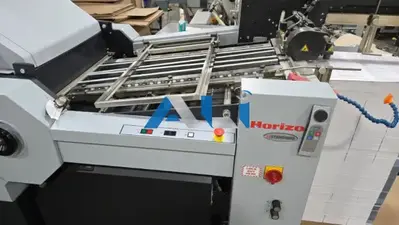 2019 Horizon AFC-746 Folder with Horizon PF 53 Stacker
