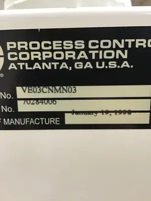 USED PROCESS CONTROL VE03CNMN03